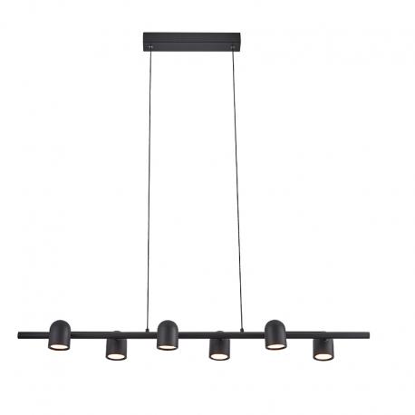 Ios * Lampara Lineal 6L*Gu10 Negra