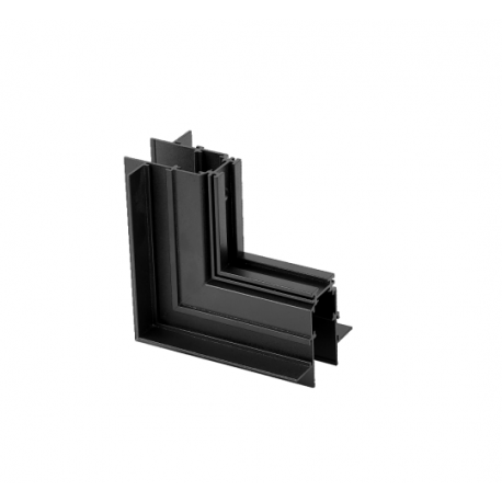 Magneto * Conexión Empotrar En L Pared/Pared Externa Negro