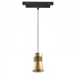 MAGNETO PAGODA * COLGANTE 12W NEGRO/ORO 3000K