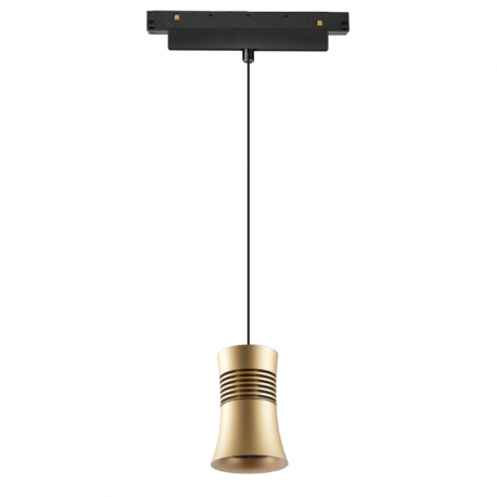 MAGNETO PAGODA * COLGANTE 12W NEGRO/ORO 3000K
