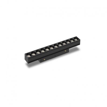 MAGNETO * MODULO LINEAL COB DIFUSOR 12W NEGRO 2700K TRIAC