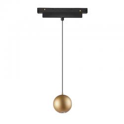 MAGNETO* COLGANTE BOLA 7W NEGRO/ORO 2700K TRIAC