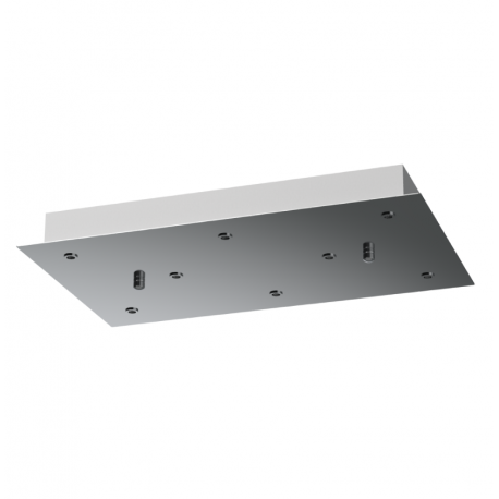 MODULAR LIGHT * BASE RECTANGULAR 8L - CROMO