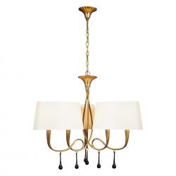 Paola*Oro* Lampara 6L (3 Brazos)