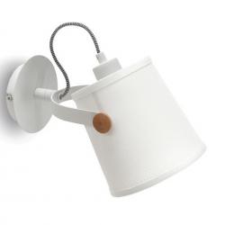 ***Des*** Nordica *Blanco/Madera* Aplique 1L