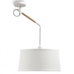 ***Des*** Nordica *Blanco/Madera* Lampara 1L