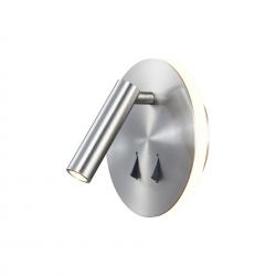Cayman R* Aplique Nickel Satin Lector Led 3W+6W 3000K