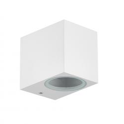 Kandanchu * Aplique Exterior Cuad. 1L*Gu10 Blanco