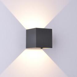 Davos * Aplique Exterior Led* 2*6W 3000K Gris Oscuro