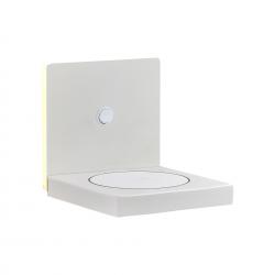 Zanzibar * Aplique Led Blanco 3000K 3W Con Cargador Movil Induccion