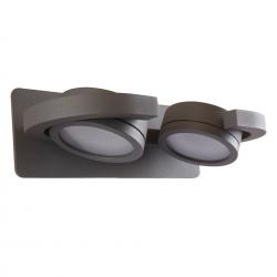 Iguazu * Aplique Gx53 - 2L Gris Oscuro