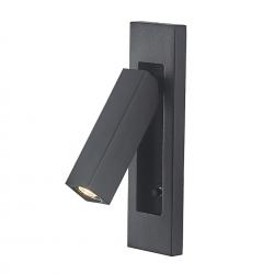 Gokova * Aplique Negro Lector Led Empotrable 3W 3000K
