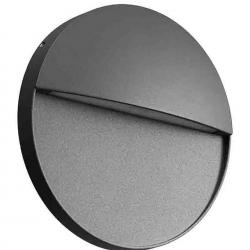 Baker * Señalizador Redondo 6W 3000K Gris Oscuro