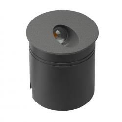 Aspen * Señalizador Redondo 3W 3000K Gris Oscuro