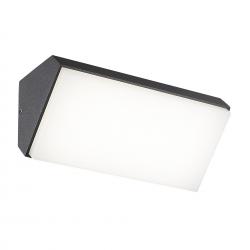 Solden * Aplique Exterior Horiz. Gris Oscuro Led Ip65 - 9W - 3000K