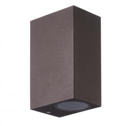 Kandanchu * Aplique Exterior Cuad. 2L*Gu10 Corten