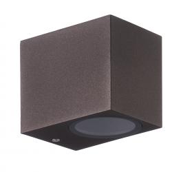 Kandanchu * Aplique Exterior Cuad. 1L*Gu10 Corten