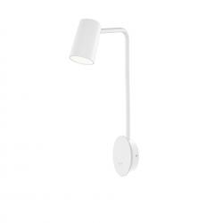 Sal Blanco * Aplique Led Gu10 Con Interruptor Blanco