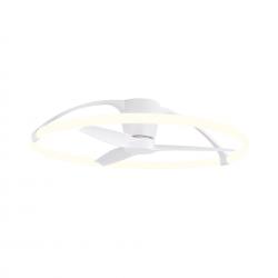 Nepal * Ventilador Blanco Led Con Mando