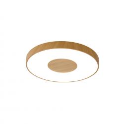 Coin * Plafon Redondo Led 56W - 2700-5000K - Con Mando - Madera