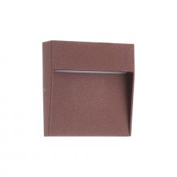 Baker * Señalizador Cuadrado 3W 3000K Corten