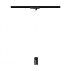 Pagoda * Colgante Led Carril Trifasico 12.5W 3000K Negro