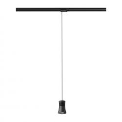 Pagoda * Colgante Carril Trifasico Gu10 Negro