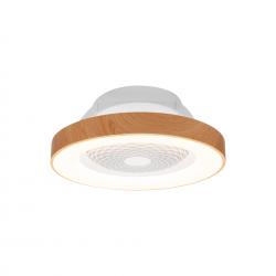 Tibet Mini * Ventilador Plafon Led Blanco/Haya Con Mando