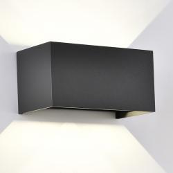 Davos * Aplique Exterior Led* 4*6W 3000K Gris Oscuro