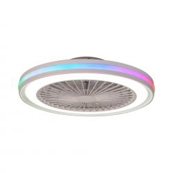 GAMER * PLAFON / VENTILADOR - BLANCO - RGB - 56 CM - 4200 LMS