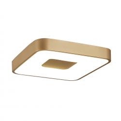 Coin * Plafon Cuadrado Led 80W - 2700-5000K - Con Mando - Oro