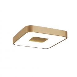 Coin * Plafon Cuadrado Led 56W - 2700-5000K - Con Mando - Oro