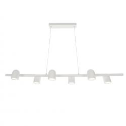Ios * Lampara Lineal 6L*Gu10 Blanca