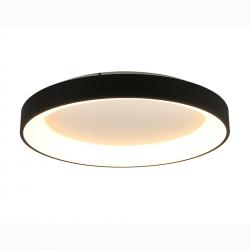 Niseko * Plafon Redondo Led 65 Cm - 3000K - Negro