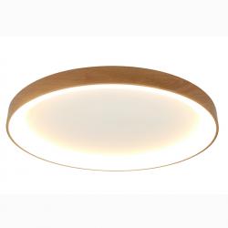 Niseko * Plafon Redondo Led 90 Cm - 3000K - Madera