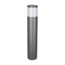 Chicago * Baliza Exterior Gris Oscuro Red. 65Cm Ip65 E27