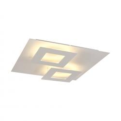 Dalia * Plafon Cuadrado 24W+24W - Blanco + Blanco