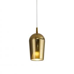 Elsa * Colgante Cristal Copa - E27 - Oro + Opal ( Sin Base)