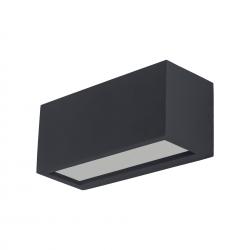 UTAH * APLIQUE EXTERIOR GRIS OSCURO IP65 - 1L*E27