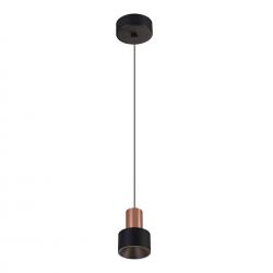 GRUISSAN * COLGANTE LED 5W 3000K NEGRO / ORO