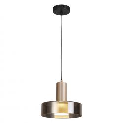 GIN * COLGANTE LED GRANDE - ORO + NEGRO
