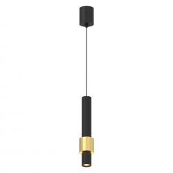 CLIFTON * COLGANTE LED 7W 3000K NEGRO / ORO
