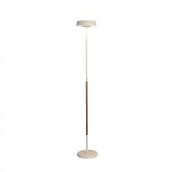 NOA II * PIE DE SALON 21+9W 3000K TOUCH DIMMER BLANCO/MADERA