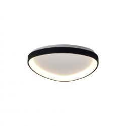 NISEKO II * PLAFON TRIANGULAR LED 42 CM - CON MANDO CCT - NEGRO
