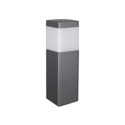 CHICAGO * SOBREMURO EXTERIOR GRIS OSCURO CUAD. 35CM IP65 E27