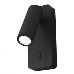 NOTTE * APLIQUE LECTOR MINI GU10 - NEGRO