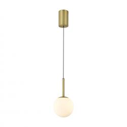 PUEBLA * COLGANTE LED 9W 3000K ORO SATINADO