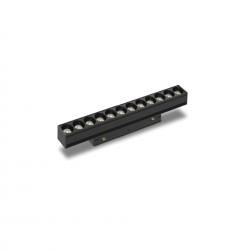 MAGNETO * MODULO LINEAL COB DIFUSOR 12W NEGRO 2700K TRIAC