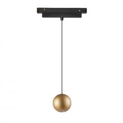 MAGNETO* COLGANTE BOLA 7W NEGRO/ORO 2700K TRIAC