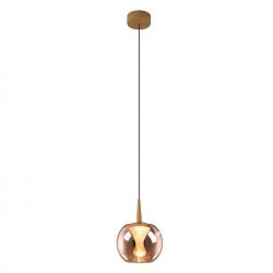 ANDROMEDA*PENDANT 1L - BASE GOLD - GLASS CHROME (copia)